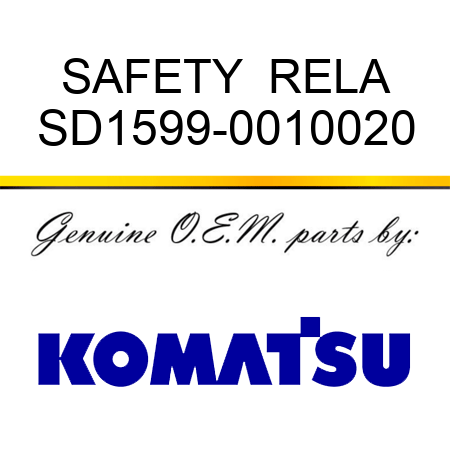 SAFETY  RELA SD1599-0010020