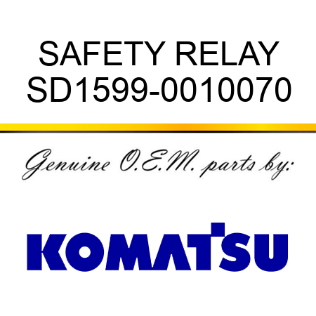 SAFETY RELAY SD1599-0010070