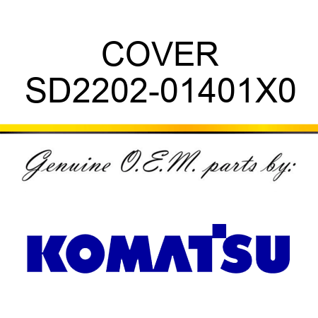 COVER SD2202-01401X0