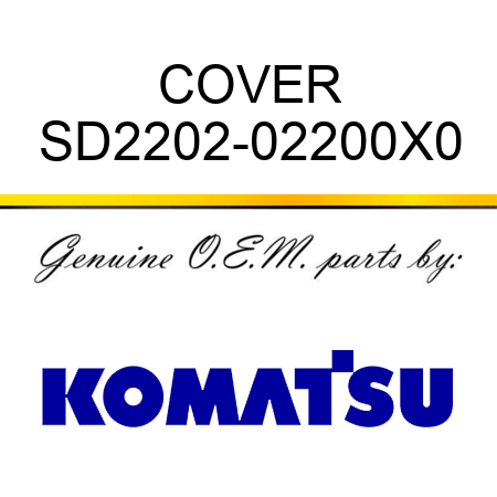 COVER SD2202-02200X0