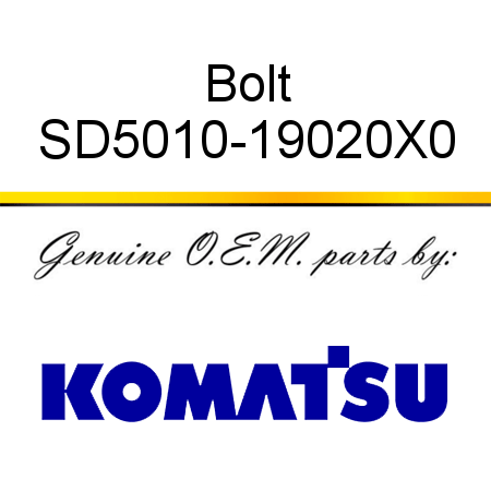 Bolt SD5010-19020X0