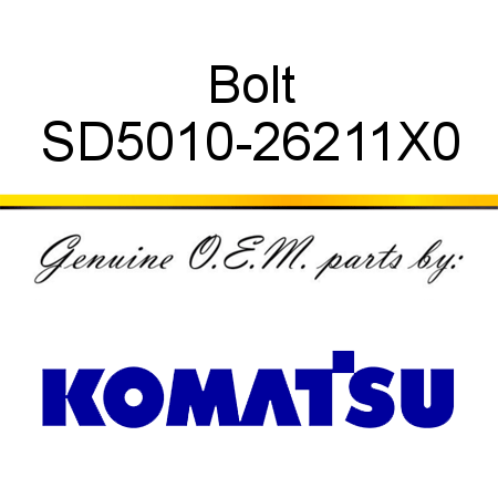 Bolt SD5010-26211X0