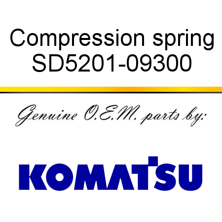 Compression spring SD5201-09300