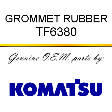 GROMMET, RUBBER TF6380