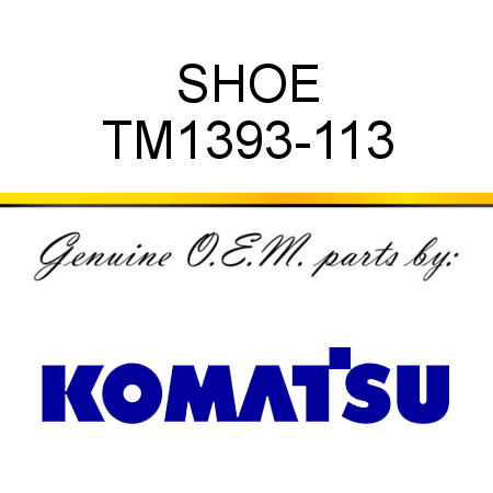 SHOE TM1393-113