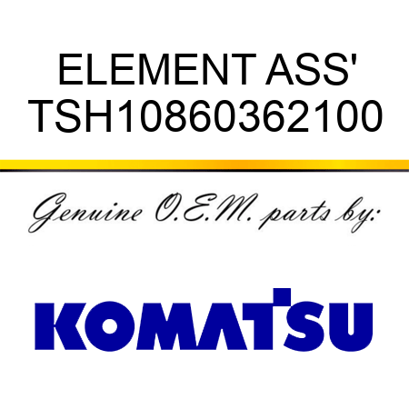 ELEMENT ASS' TSH10860362100