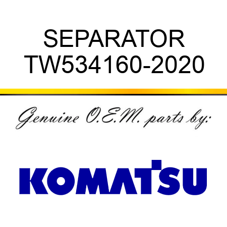 SEPARATOR TW534160-2020