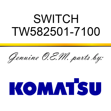 SWITCH TW582501-7100