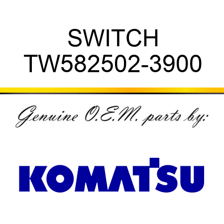 SWITCH TW582502-3900