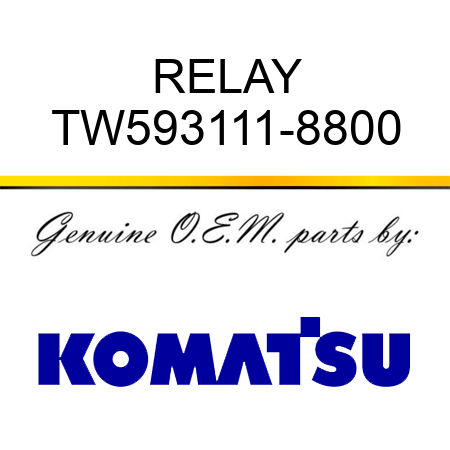 RELAY TW593111-8800