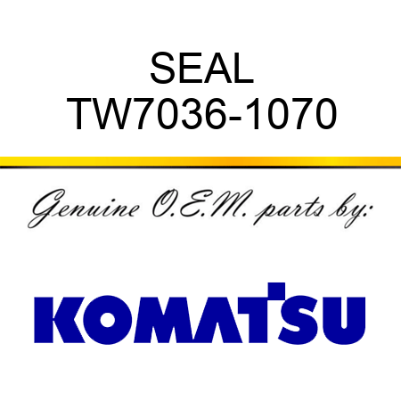 SEAL TW7036-1070