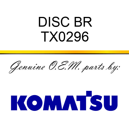 DISC BR TX0296