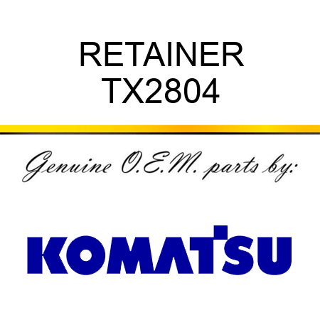 RETAINER TX2804
