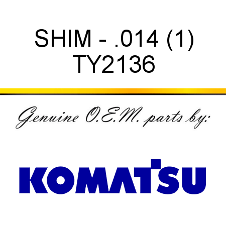 SHIM - .014 (1) TY2136