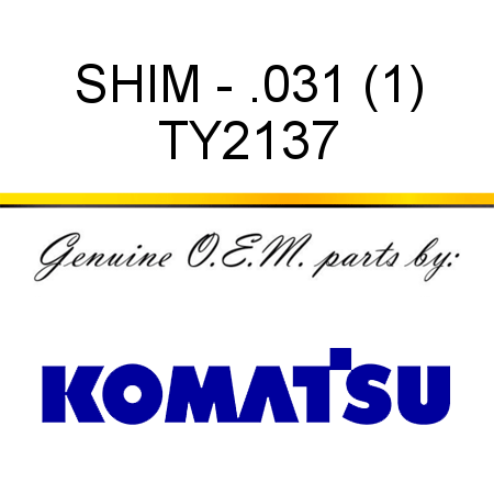 SHIM - .031 (1) TY2137