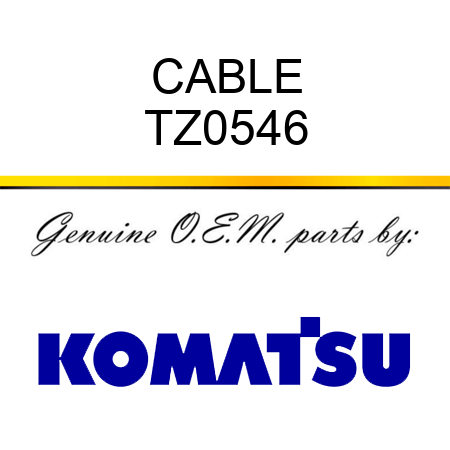CABLE TZ0546