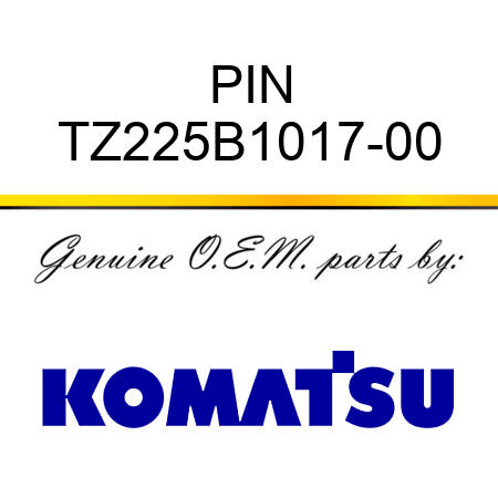 PIN TZ225B1017-00