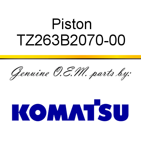 Piston TZ263B2070-00