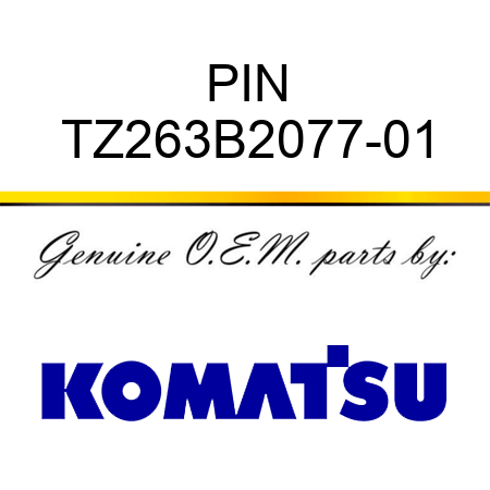 PIN TZ263B2077-01