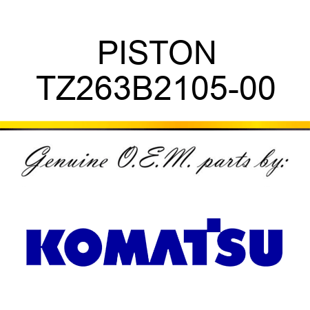 PISTON TZ263B2105-00