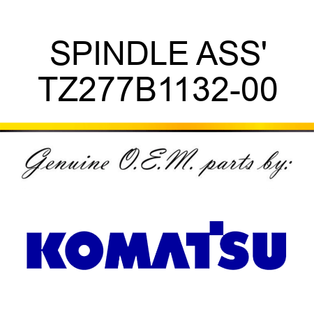 SPINDLE ASS' TZ277B1132-00