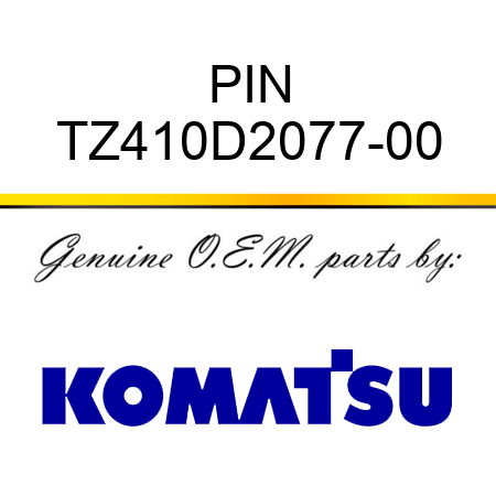 PIN TZ410D2077-00