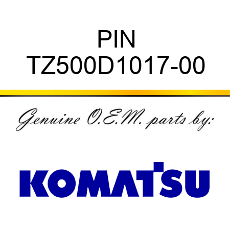 PIN TZ500D1017-00