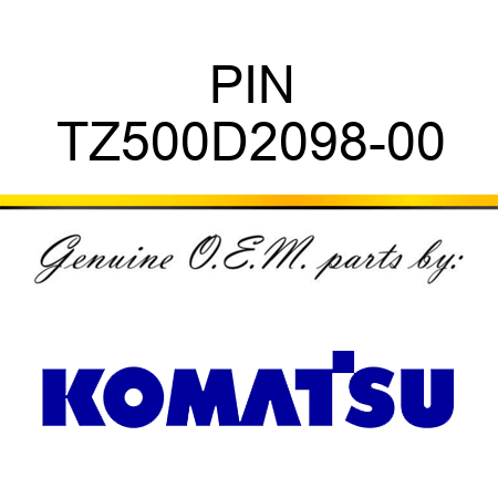 PIN TZ500D2098-00