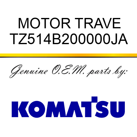 MOTOR, TRAVE TZ514B200000JA