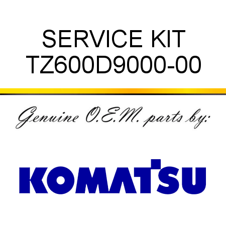 SERVICE KIT TZ600D9000-00