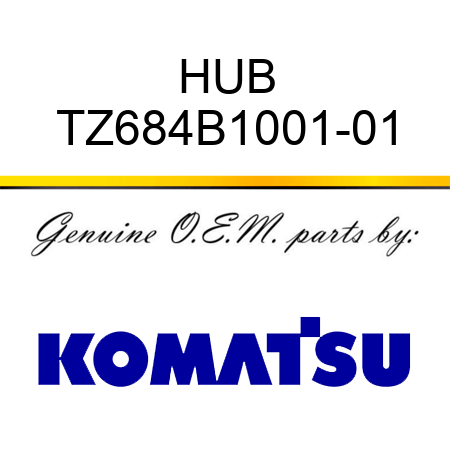 HUB TZ684B1001-01