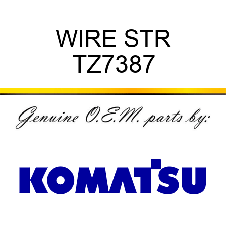 WIRE STR TZ7387