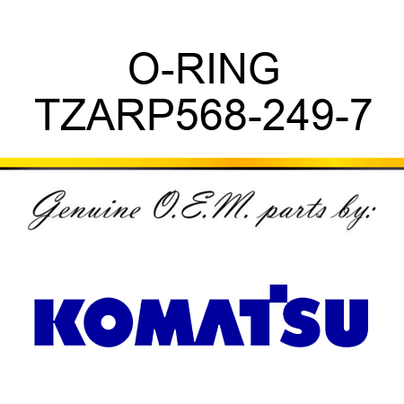 O-RING TZARP568-249-7