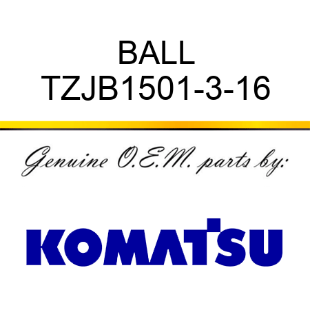 BALL TZJB1501-3-16