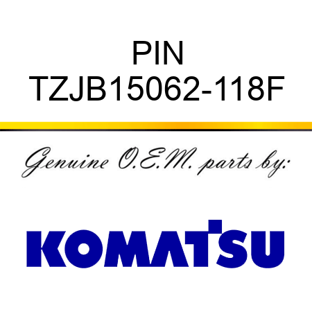 PIN TZJB15062-118F