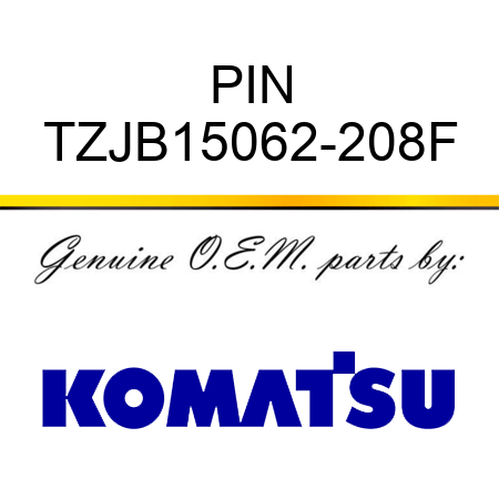 PIN TZJB15062-208F