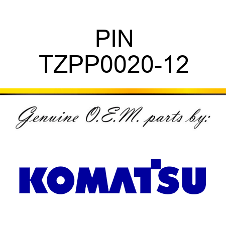 PIN TZPP0020-12