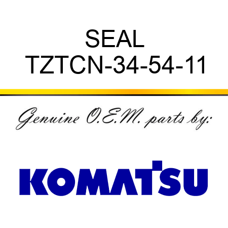 SEAL TZTCN-34-54-11
