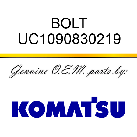 BOLT UC1090830219