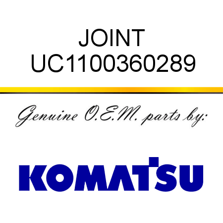 JOINT UC1100360289