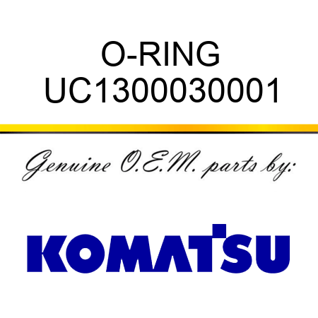 O-RING UC1300030001