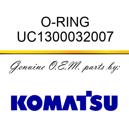 O-RING UC1300032007