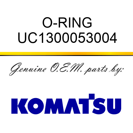 O-RING UC1300053004