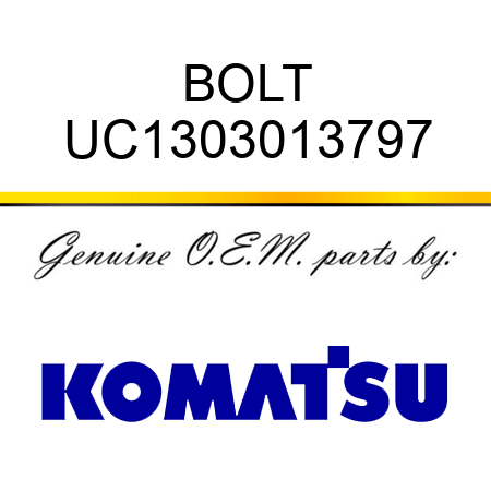 BOLT UC1303013797