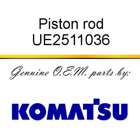 Piston rod UE2511036