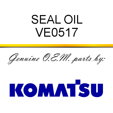 SEAL, OIL VE0517