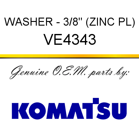 WASHER - 3/8