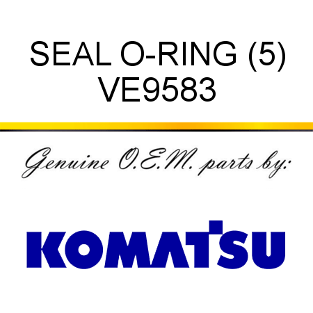 SEAL, O-RING (5) VE9583