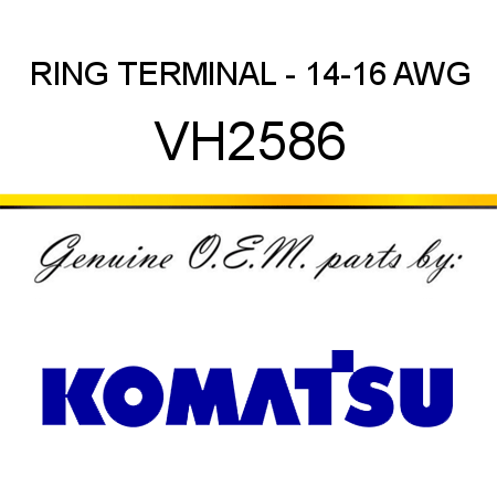 RING, TERMINAL - 14-16 AWG VH2586