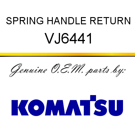 SPRING, HANDLE RETURN VJ6441